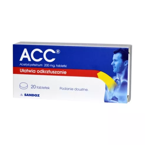 ACC 200 mg. 20 tabletek.