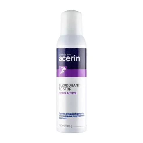 Acerin Sport Active, dezodorant do stóp 2 w 1, 150 ml.