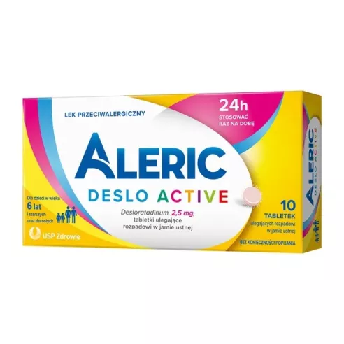 Aleric Deslo Active 2,5 mg, 10 tabletek.