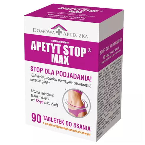 APETYT Stop MAX, 90 tabletek do ssania.