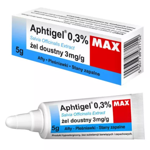 Aphtigel MAX 0,3%, 5 g.