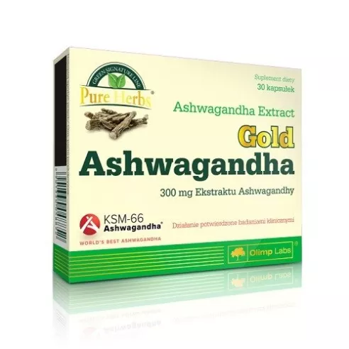 Ashwagandha Premium, 30 kapsułek. (Olimp)