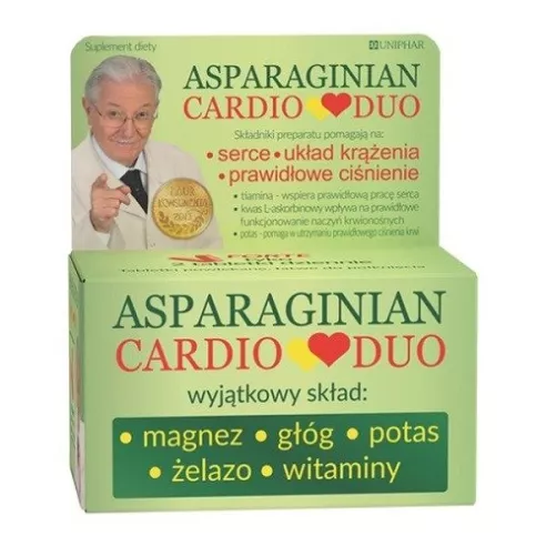 Asparaginian Cardio Duo, 50 tabletek.