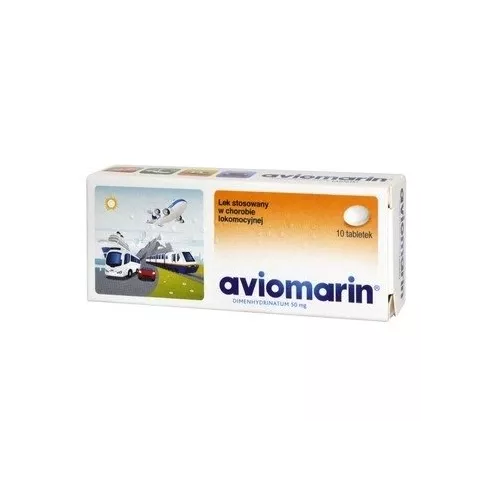 Aviomarin, 10 tabletek.