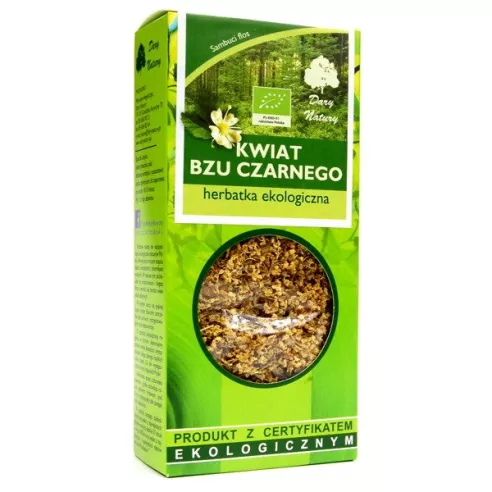 Bez czarny - kwiat czarnego bzu EKO, 50 g. Dary Natury