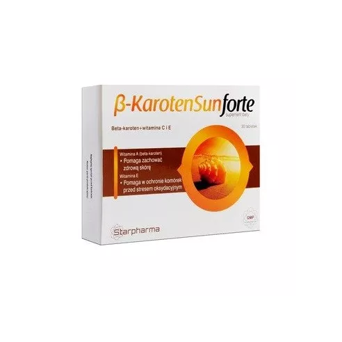 B-KarotenSun FORTE, 30 tabletek. Starpharma