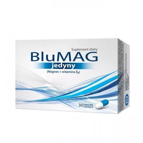 Blumag jedyny - MAGNEZ i witamina B6, 30 kapsułek.