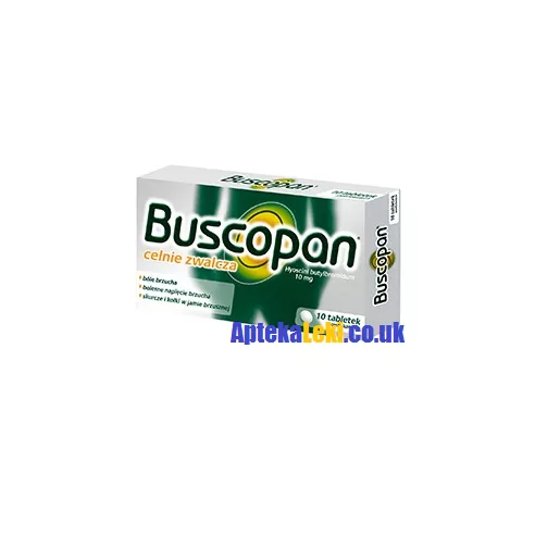 Buscopan 10 mg. 20 tabletek.