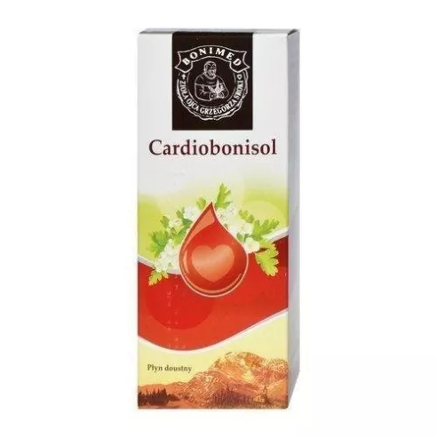 Cardiobonisol - Krople ziołowe Ojca Grzegorza Sroki, 100 g.