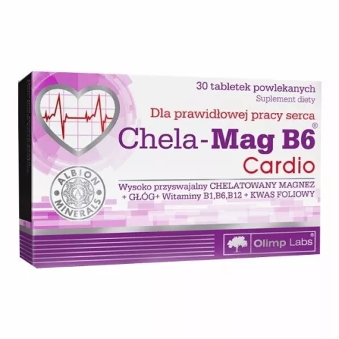 Chela Mag B6 Cardio, 30 kapsułek. Olimp