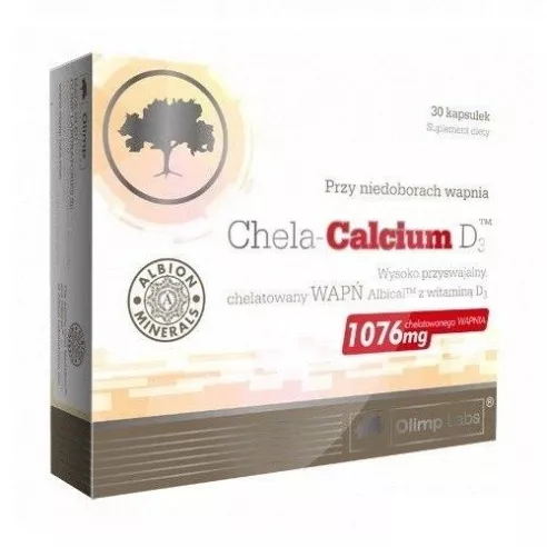 Chela-Calcium D3 - Wapno i witamina D3, 30 kapsułek.(Olimp)