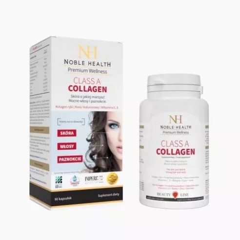 Class A Collagen, 90 tabletek. Noble Health