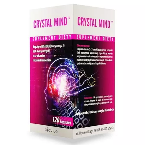 Crystal Mind, 120 kapsułek.