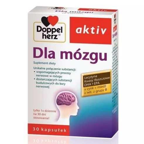 Doppelherz Aktiv - Dla mózgu, 30 kapsułek.