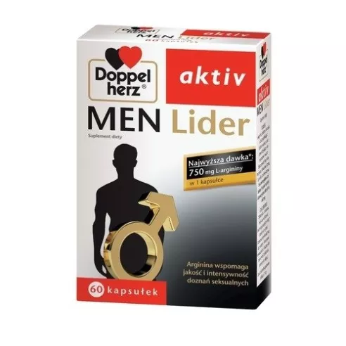 Doppelherz Aktiv - MEN Lider, 60 kapsułek.