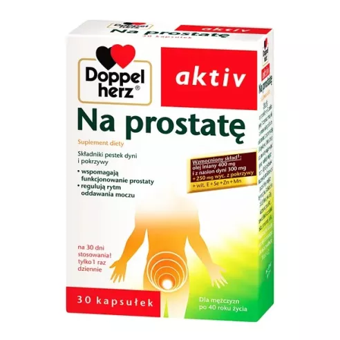 Doppelherz Aktiv - Na prostatę, 30 kapsułek.