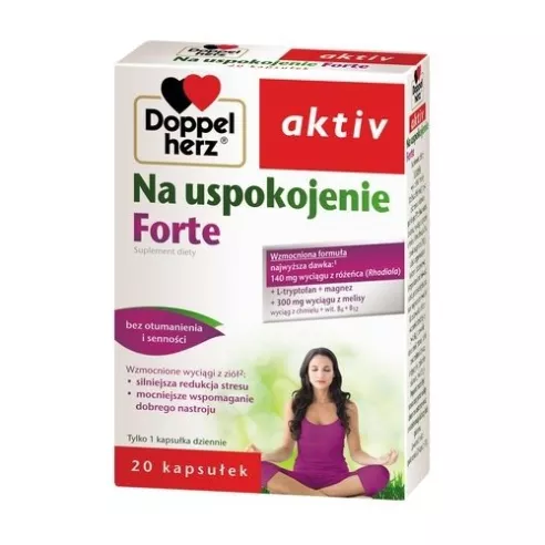 Doppelherz Aktiv - Na uspokojenie FORTE, 20 kapsułek.