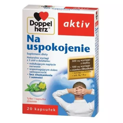 Doppelherz Aktiv - Na uspokojenie, 20 kapsułek.