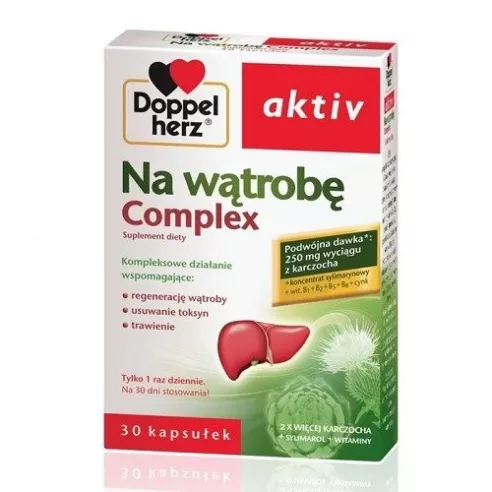 Doppelherz Aktiv - Na wątrobę Complex, 30 kapsułek.