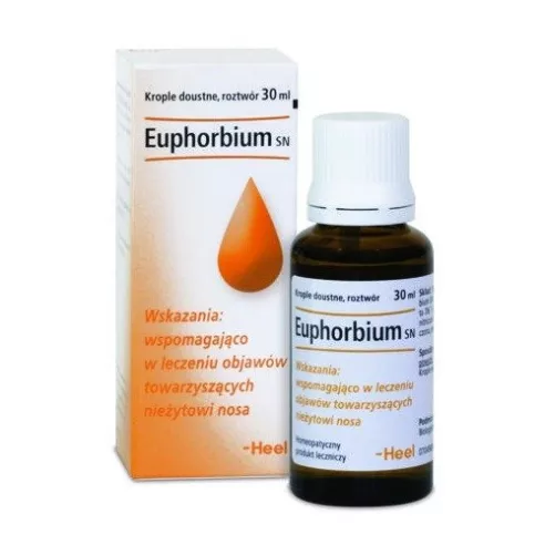 Euphorbium SN - KROPLE doustne stosowane w nieżycie nosa, 30 ml.