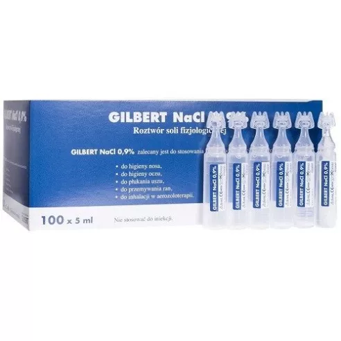 Gilbert NaCl 0,9% -  100 ampułek.