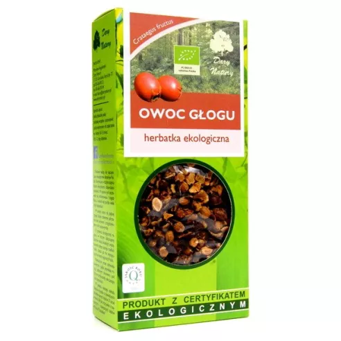 Głóg - owoc głogu EKO, 100 g. Dary Natury