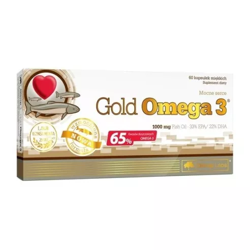 Gold Omega 3, 60 kapsułek. (Olimp Labs)