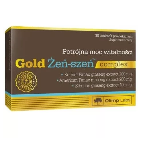 Gold Żeń-szeń complex, 30 tabletek Olimp