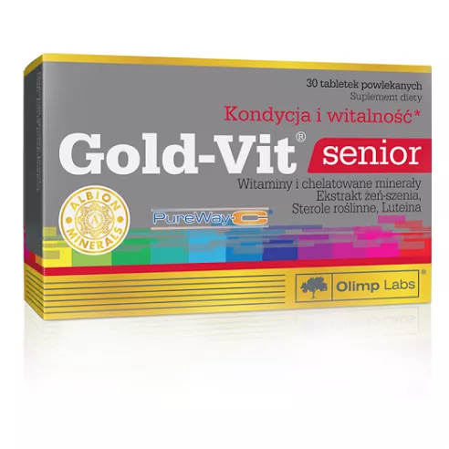 Gold-Vit Senior, 30 tabletek. Olimp