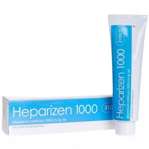 Heparizen - ŻEL na krwiaki, stłuczenia i żylaki, 100 g. Ziaja