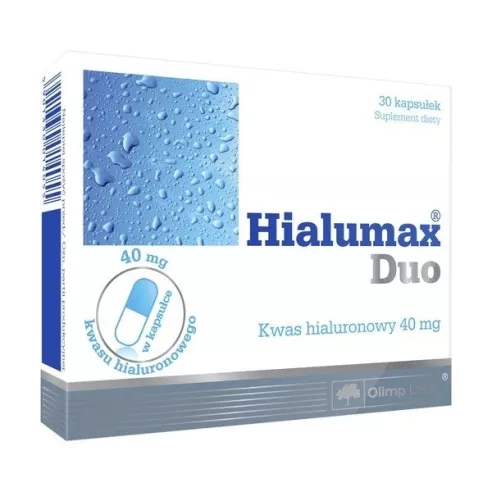 Hialumax Duo - kwas hialuronowy 40 mg, 30 kapsułek.(Olimp)