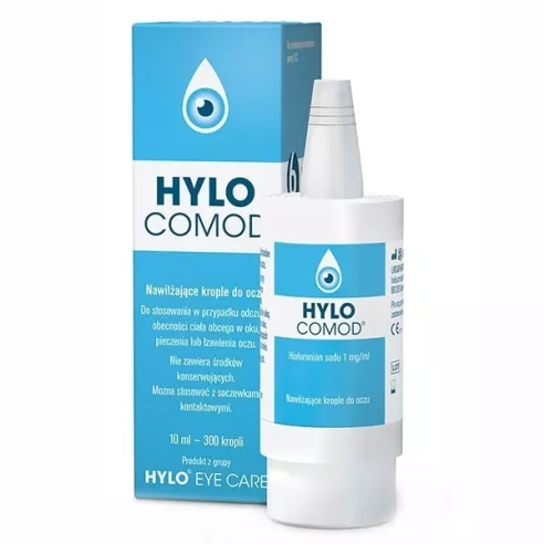 Hylo Comod - KROPLE nawilżające do oczu, 10 ml