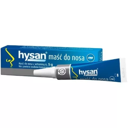 Hysan - MAŚĆ do nosa z witamina A, 5 g.