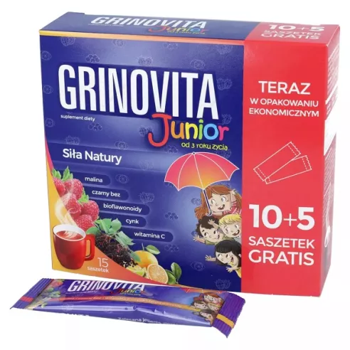 Grinovita/GRIPOVITA Junior, 15 saszetek .