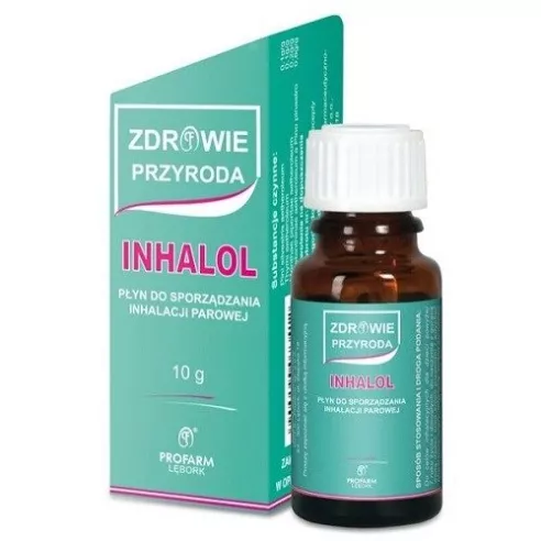 Inhalol - KROPLE do sporządzania inhalacji parowej, 10 g.