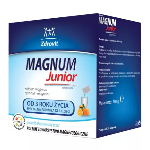 Magnum Junior, 20 saszetek.(Zdrovit)