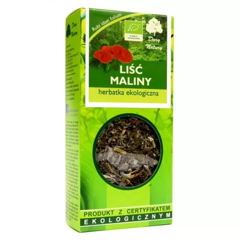 Malina - liść maliny EKO, 25 g. Dary natury