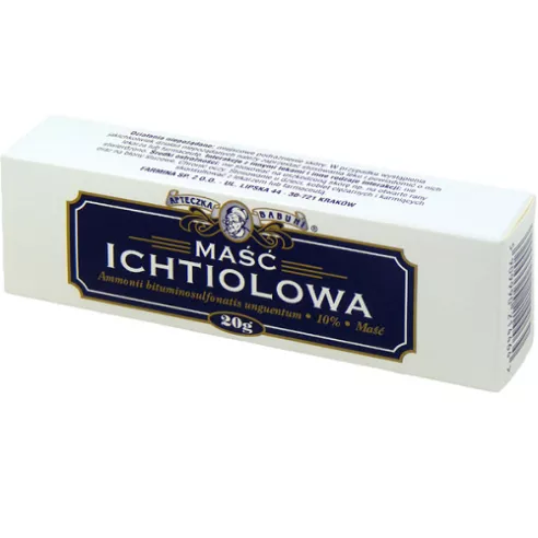 Maść ichtiolowa 10%, 20 g.(Apteczka Babuni)