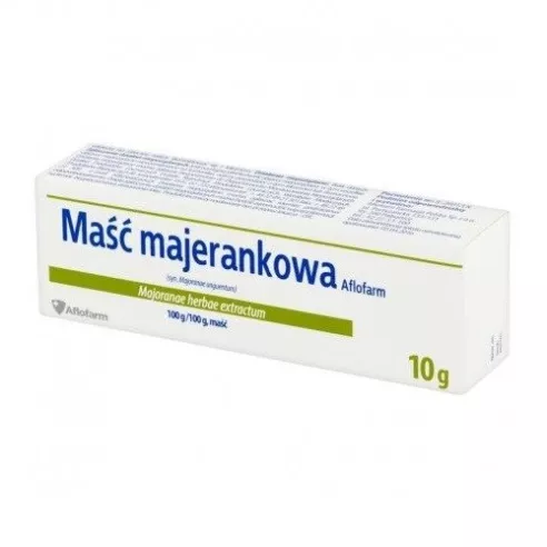 Maść majerankowa 10 g. Aflofarm.