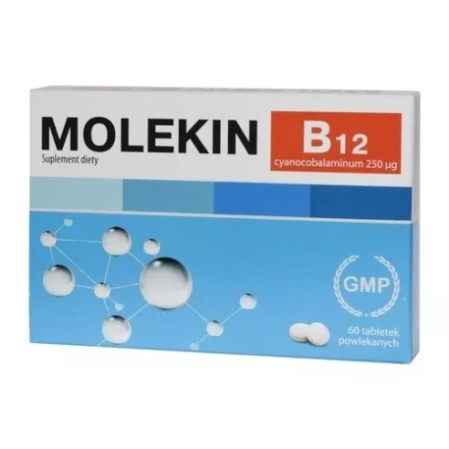 Molekin B12, 60 tabletek. Witamina B12