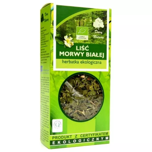 Morwa biała - liść morwy białej EKO, 50 g. Dary Natury