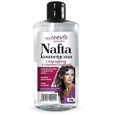 Anna, Nafta kosmetyczna z wyciągiem z Czarnej rzodkwi, 120 ml.