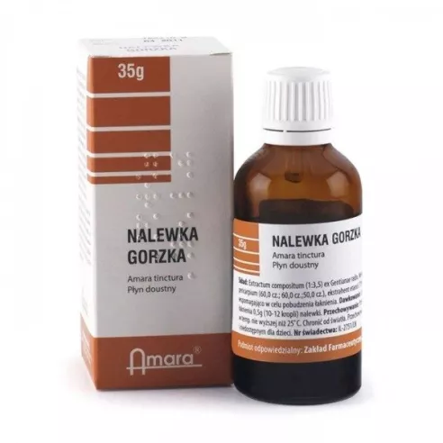 Nalewka gorzka, 35 ml.