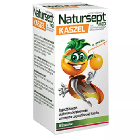 NaturSept Kaszel - LIZAK, 6 sztuk.