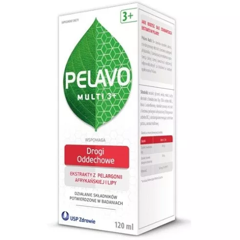 Pelavo Multi 3+ - SYROP drogi oddechowe, 120 ml.