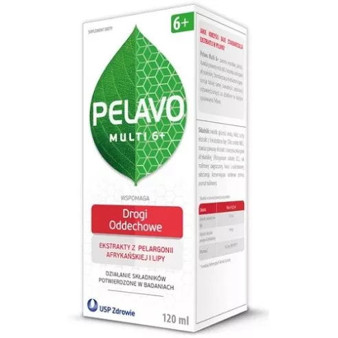 Pelavo Multi 6+ - SYROP drogi oddechowe, 120 ml.