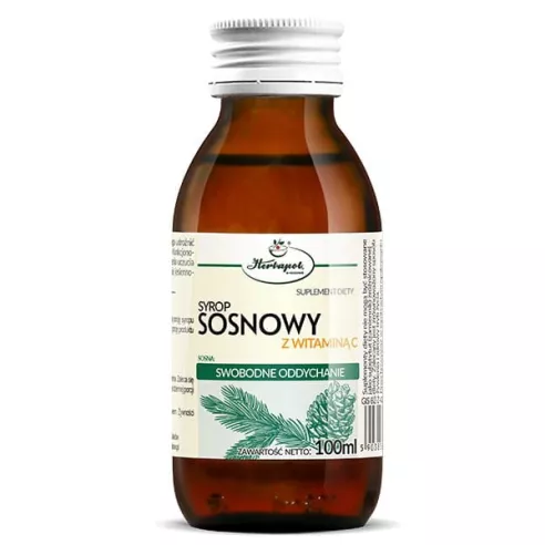 Syrop Sosnowy z witaminą C, 100 ml. Herbapol Kraków