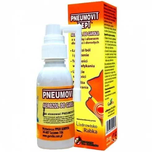 Pneumovit Sept - AEROZOL do gardła, 35 ml.