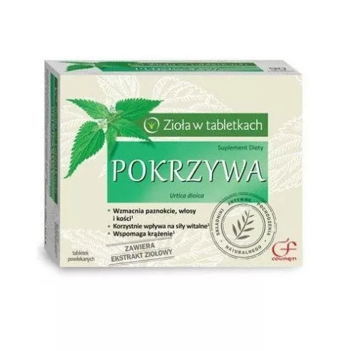 Pokrzywa - zioła w tabletkach, 30 tabletek. (Colfarm)