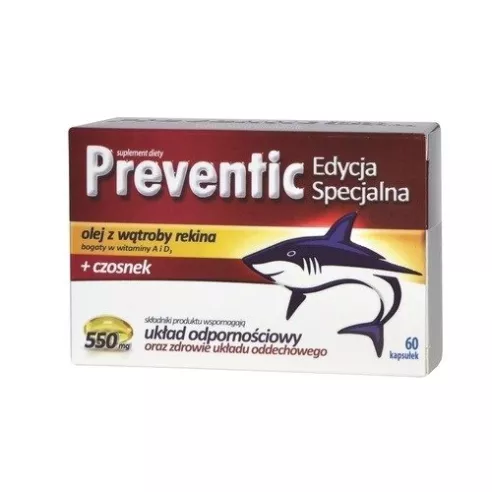 Preventic Edycja limitowana 550 mg. 60 kapsułek.